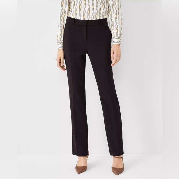 Ann Taylor Pants - Ann Taylor Black The Petite Sophia Straight Pant - Curvy Fit Size 16 Petite